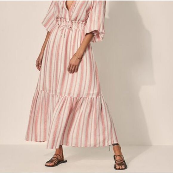 Kivari Hailee Maxi Skirt Hailee Stripe Size 14 NWT - Picture 4 of 10